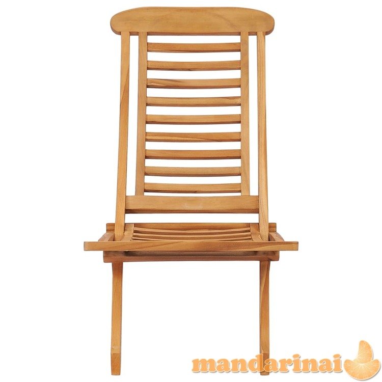 Sulankstoma sodo kėdė, 50x90x69cm, tikmedžio medienos masyvas