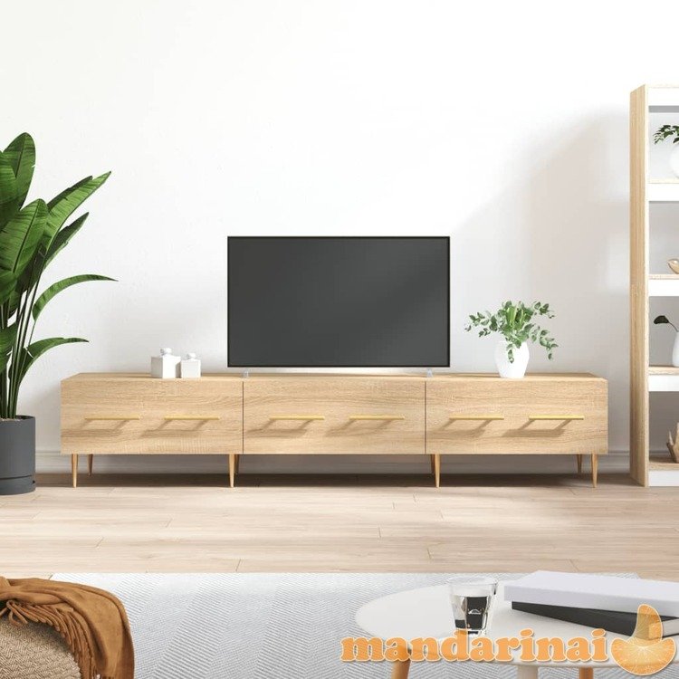 Televizoriaus spintelė, sonoma ąžuolo, 150x36x30cm, mediena