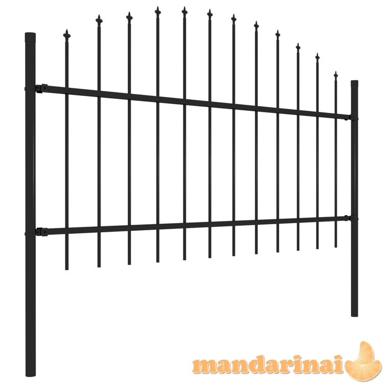 Lauko tvora su iečių viršug., juoda, (1-1,25)x1,7m, plienas