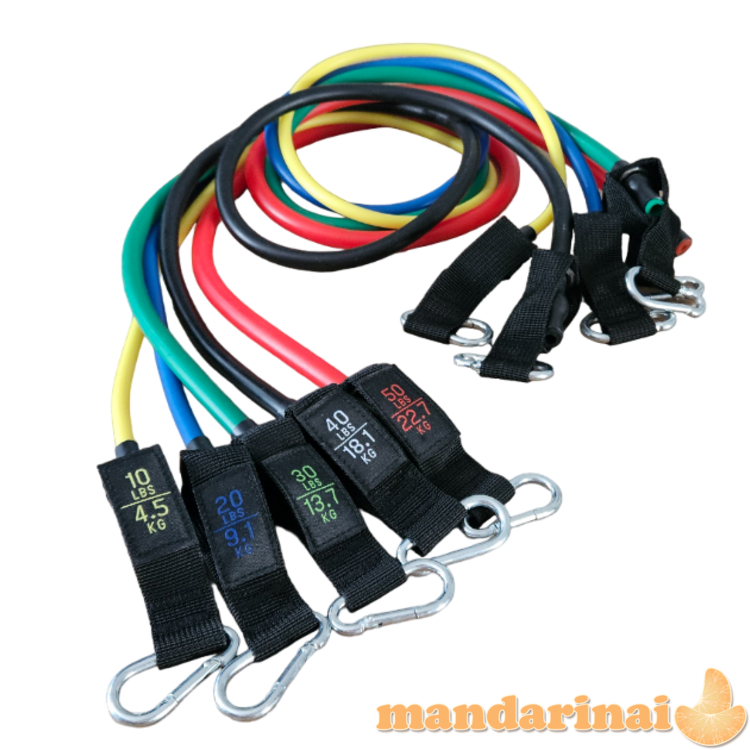 Pasipriešinimo gumų-espanderių rinkinys SANRO Multi PRO