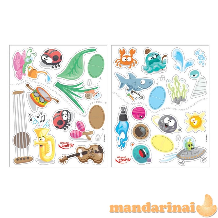 Pirštų dažai dėkle Creative 4