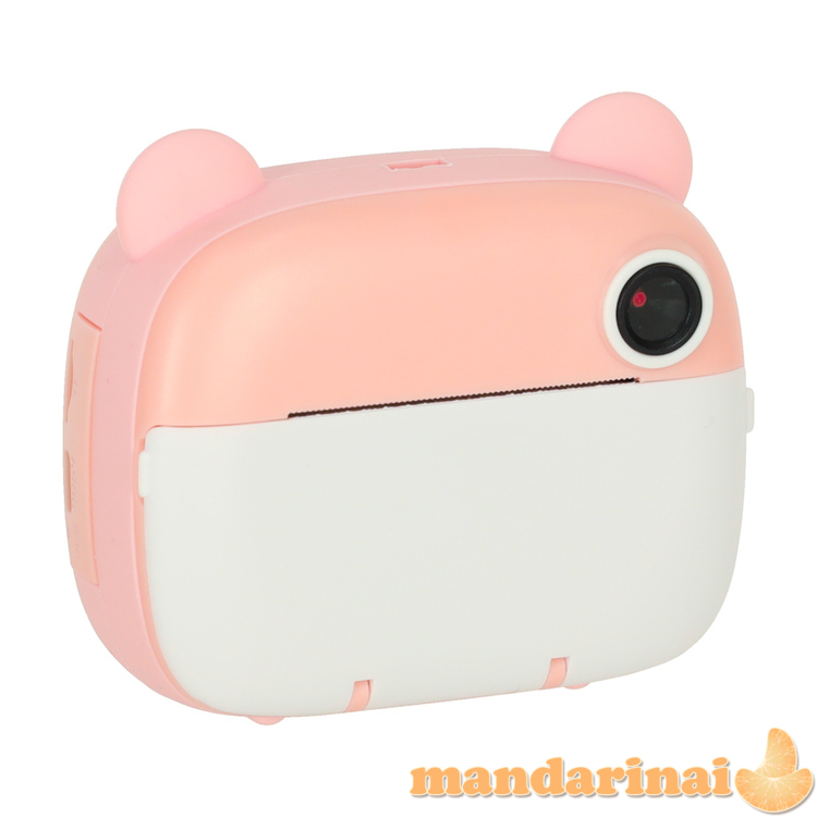 Momentinis fotoaparatas vaikams meškiukas rožinis 1