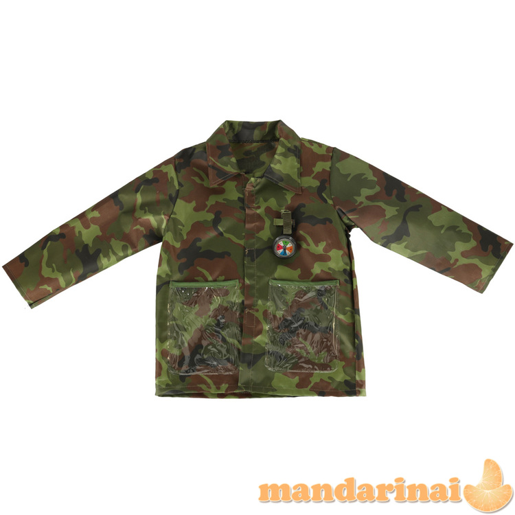 Karnavalinio kostiumo komplektas kareivis 3-8 m