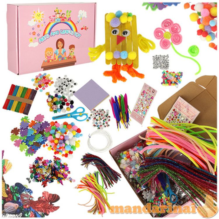 Kūrybinis rankų darbo meno rinkinys vaikams 1200el.