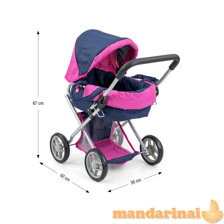 Alice Prestige Navy lėlės vežimėlis 4