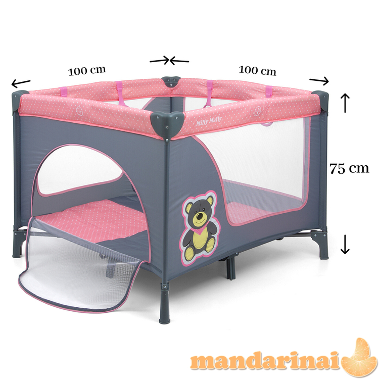 Linksmas Pink Bear maniežas