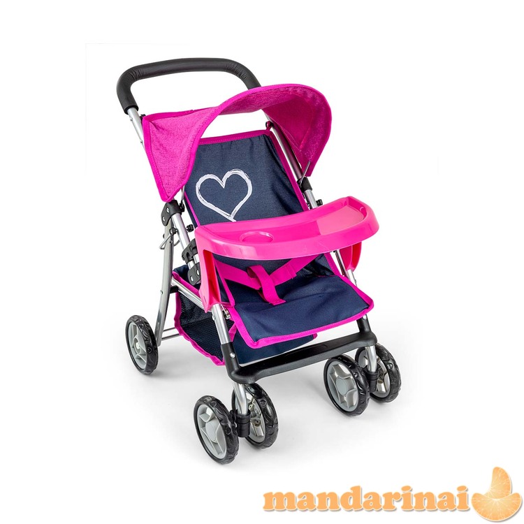 Kate Prestige Navy lėlių vežimėlis