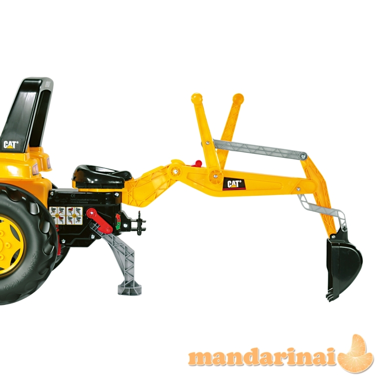 Rolly Toys 813001 Rolly Junior Cat traktorius su kaušu ir priekaba