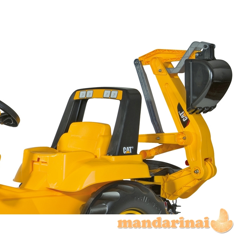 Rolly Toys 813001 Rolly Junior Cat traktorius su kaušu ir priekaba