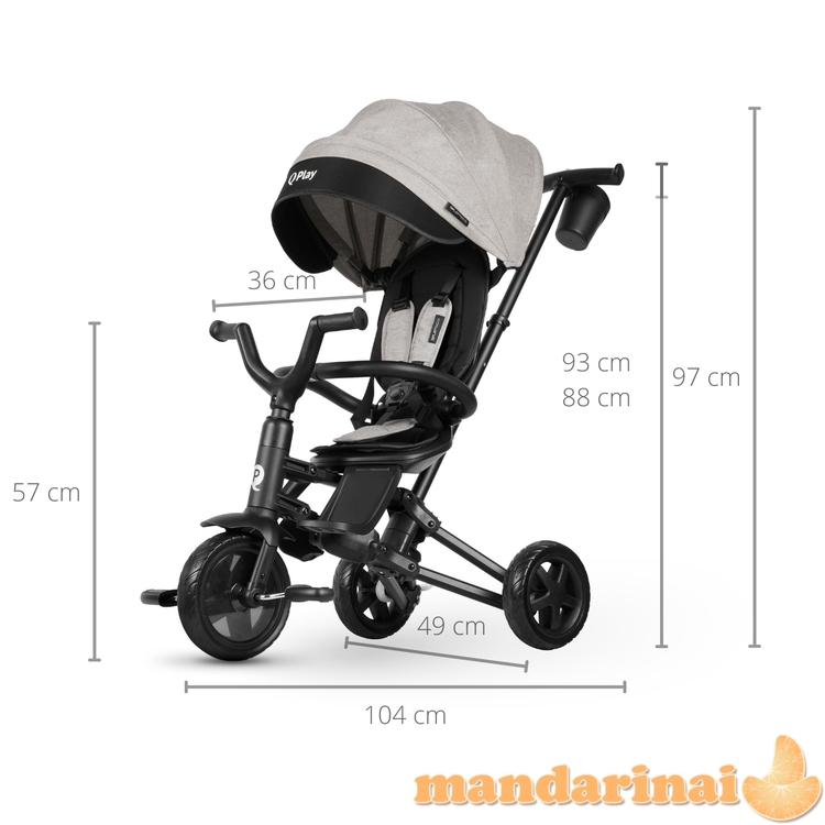 Qplay triratis Nova Niello Grey