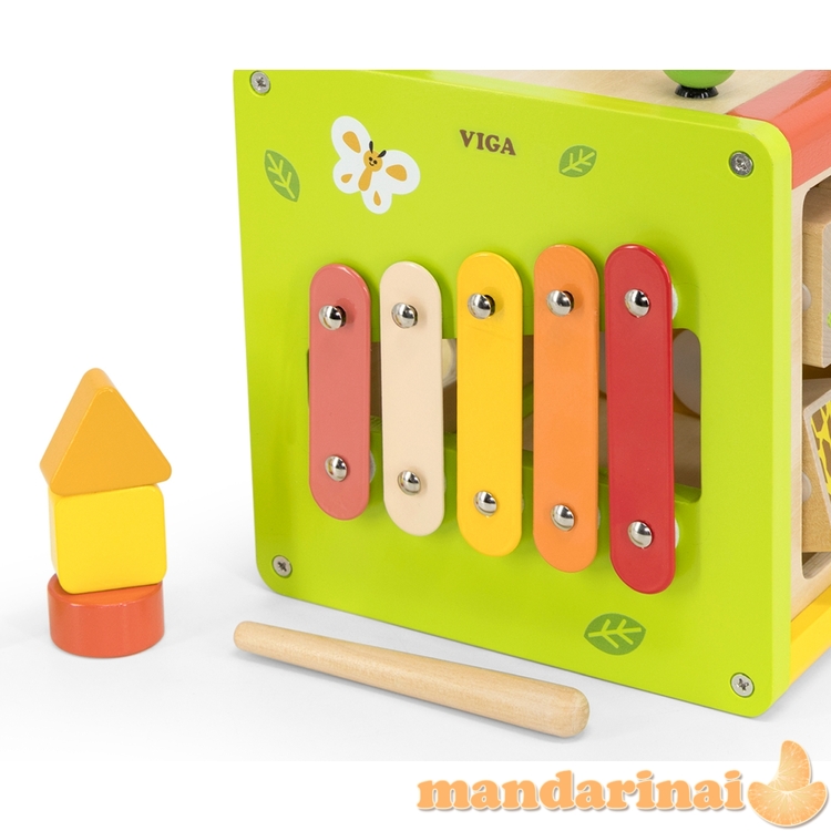 Viga 44716 5in1 lavinantis kubas su labirintais ir cimbolais 4