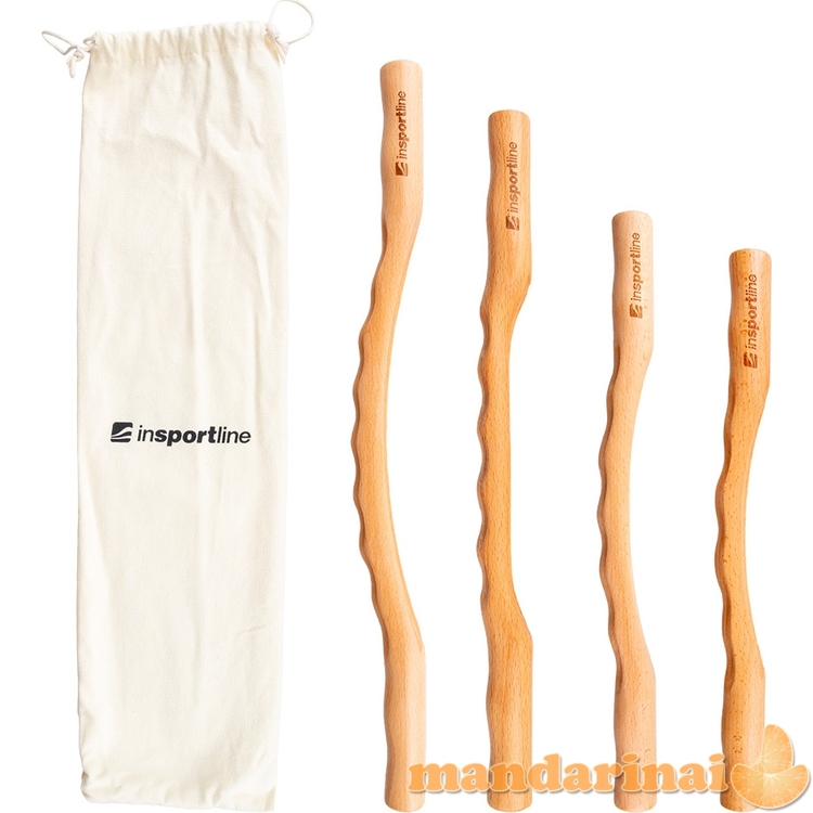 Wooden Scraping Stick Set inSPORTline Jarosa Set