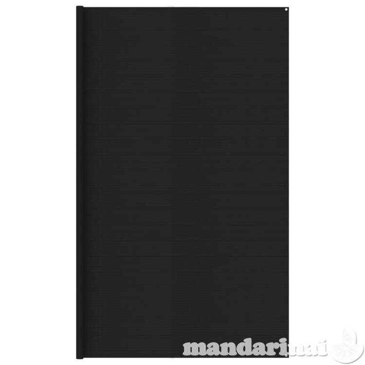 Palapinės kilimėlis, juodos spalvos, 400x500cm