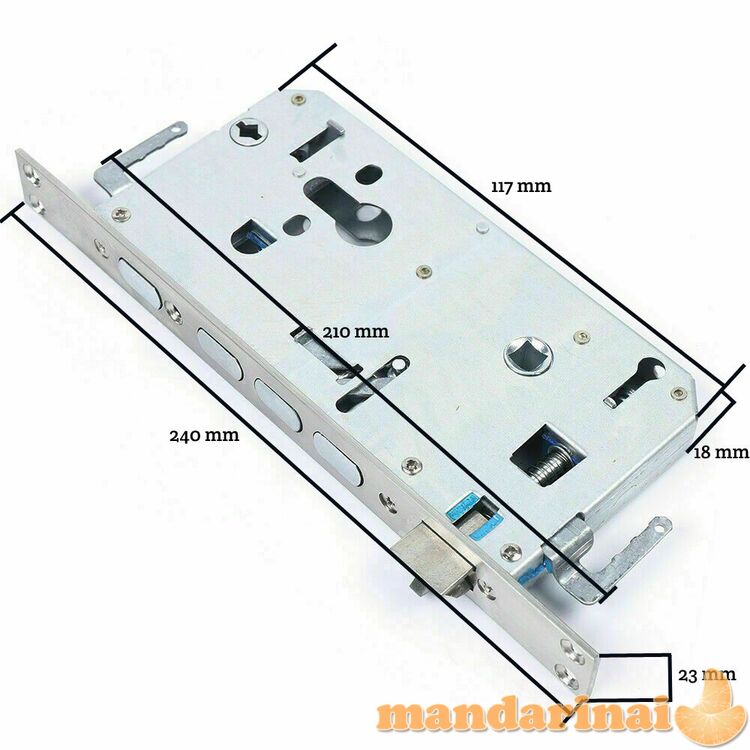 Durų spyna atrakinama piršto atspaudu