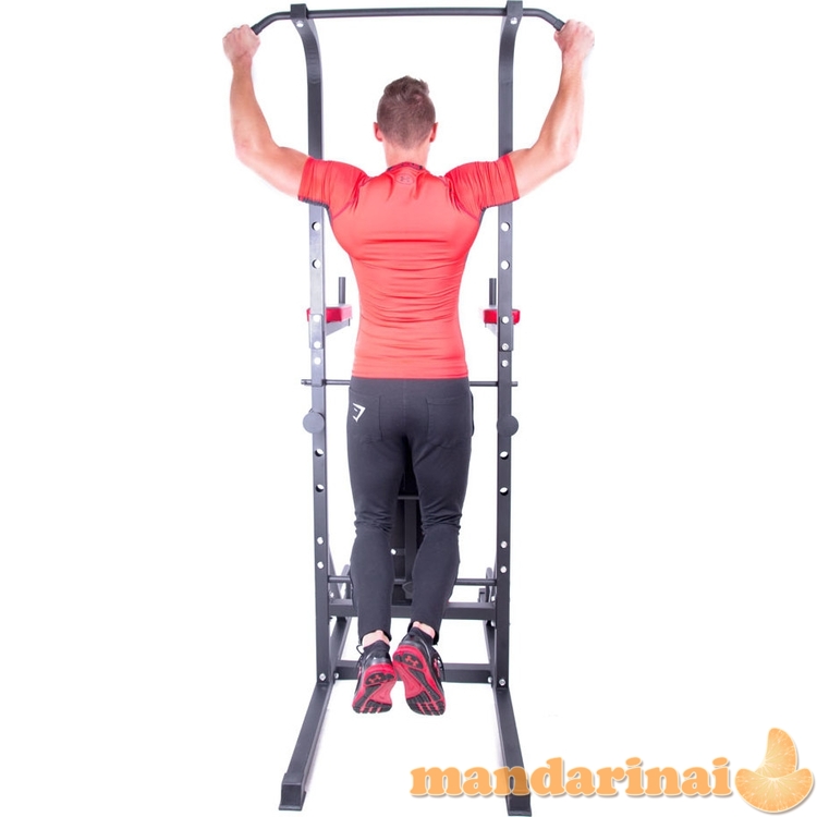 Dumbbell Set w/ Dip Station inSPORTline Power Tower 3-50 kg