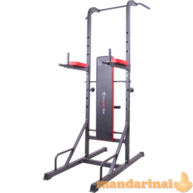Dumbbell Set w/ Dip Station inSPORTline Power Tower 3-50 kg