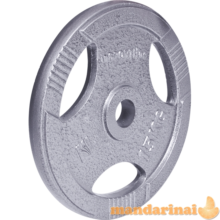 Plieninis svoris grifui 30mm inSPORTline Hamerton 15kg