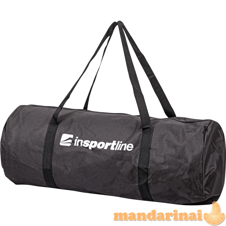 Pripučiamas mank&scaron;tos kilimėlis inSPORTline Airstunt 400 x 100 x 10 cm Mocha Mousse su elektrine pompa