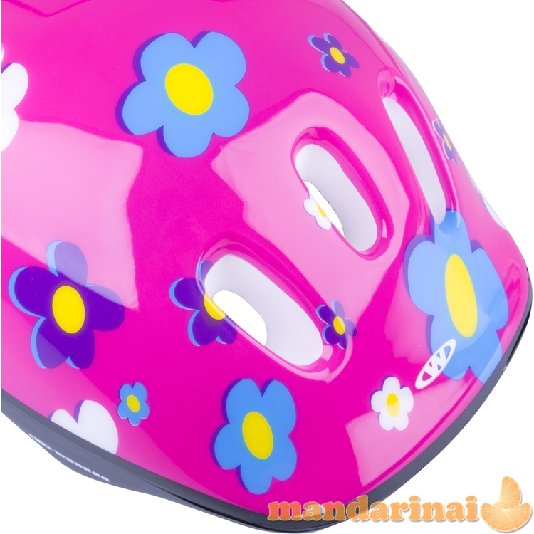 Vaiki&scaron;kas riedučių su &scaron;viečiančiais ratukais ir apsaugų komplektas Worker Polly LED