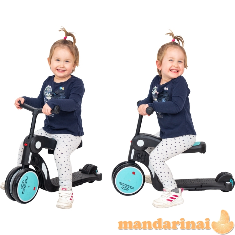 Vaiki&scaron;kas balansinis dviratukas-paspirtukas 5-in-1 Worker Finfo