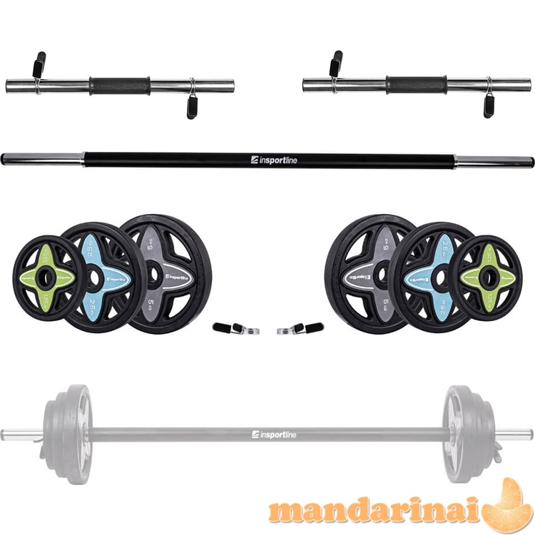 &Scaron;tangos komplektas inSPORTline Pumpstar Plus 2 &ndash; 20 kg