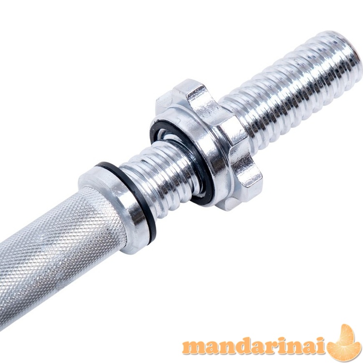 Įsukamas hantelio strypas su fiksatoriais inSPORTline Tufor 40 cm / 30 mm