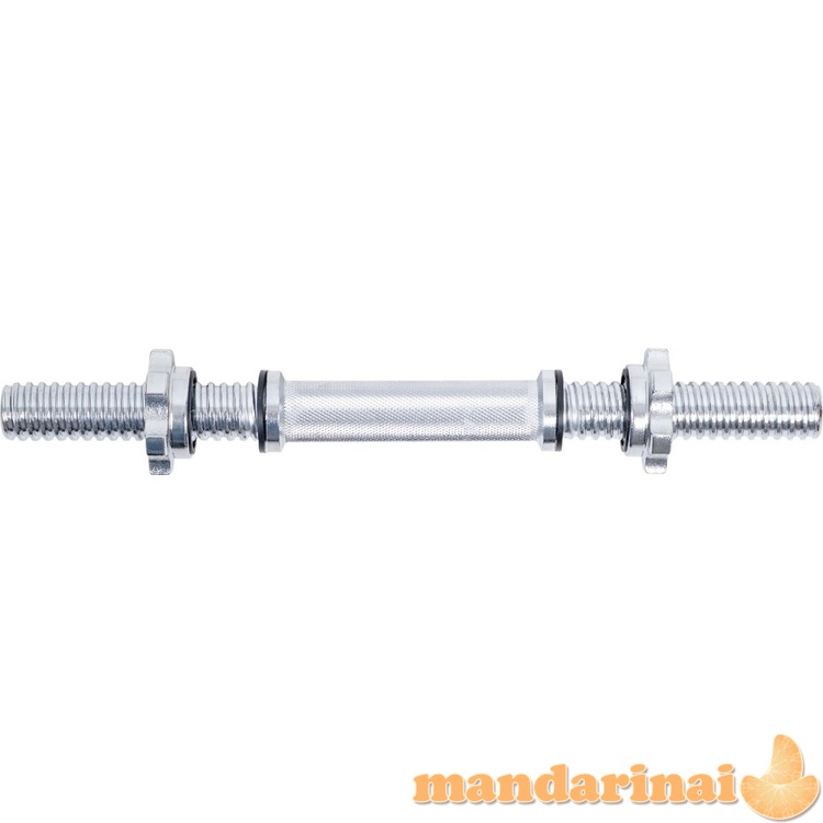 Įsukamas hantelio strypas su fiksatoriais inSPORTline Tufor 40 cm / 30 mm