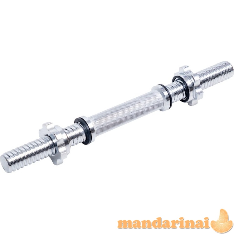Įsukamas hantelio strypas su fiksatoriais inSPORTline Tufor 40 cm / 30 mm