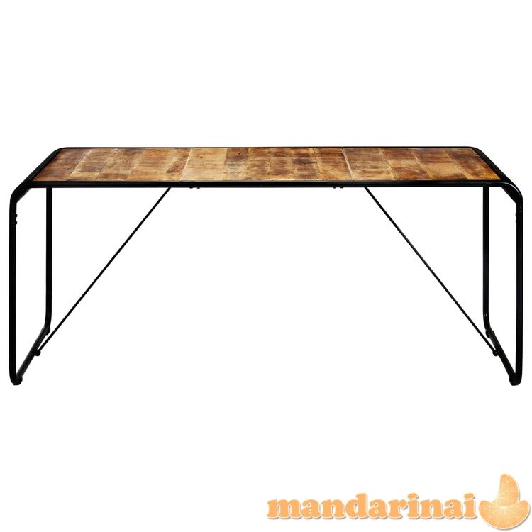 Valgomojo stalas, 180x90x76cm, neapdorotas mango masyvas
