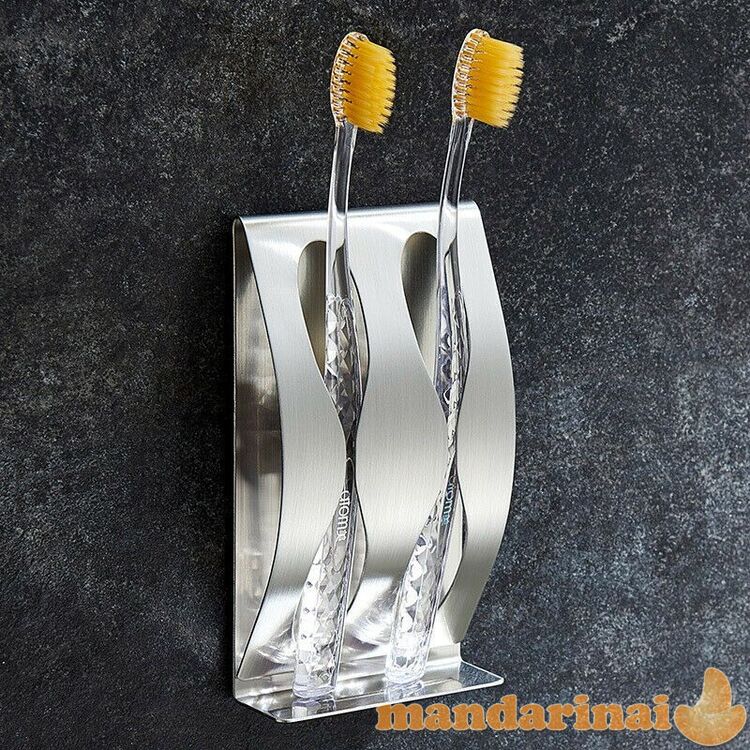 Nerūdijančio plieno laikiklis dantų šepetėliams