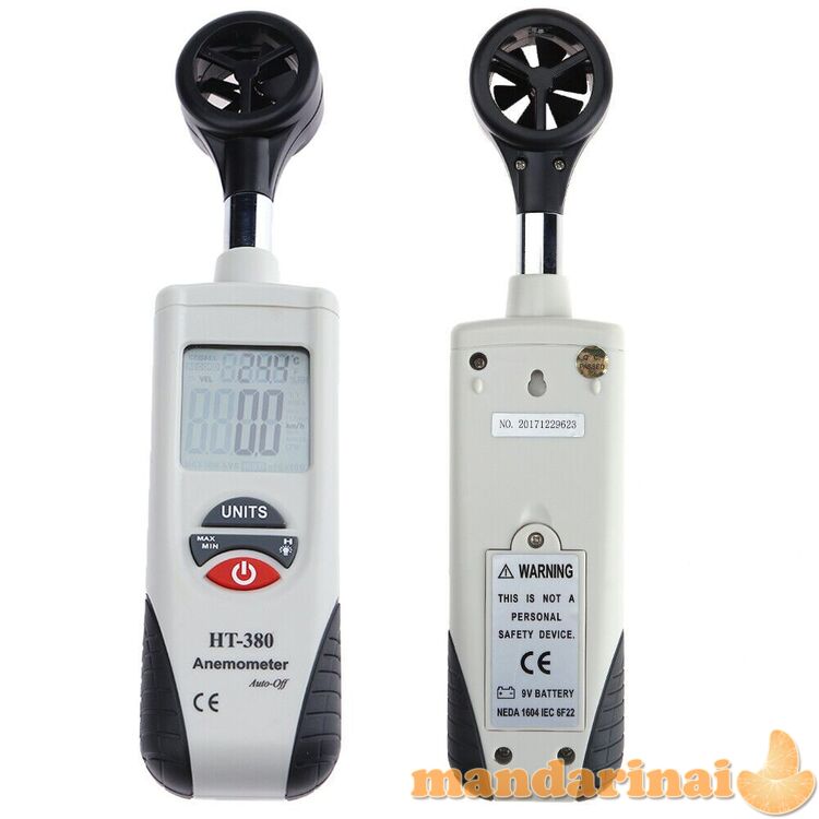 Tikslus anemometras vėjo greičiui matuoti