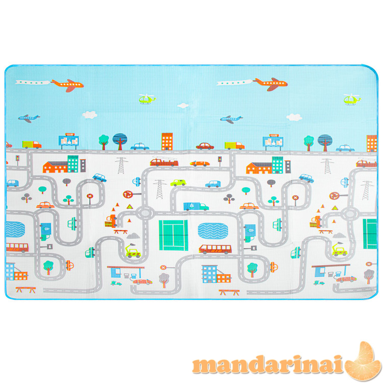 Edukacinis kilimėlis vaikams gatvėj 180x200cm