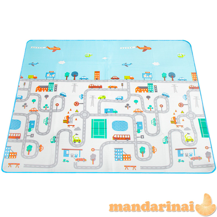 Edukacinis kilimėlis vaikams gatvėj 180x200cm