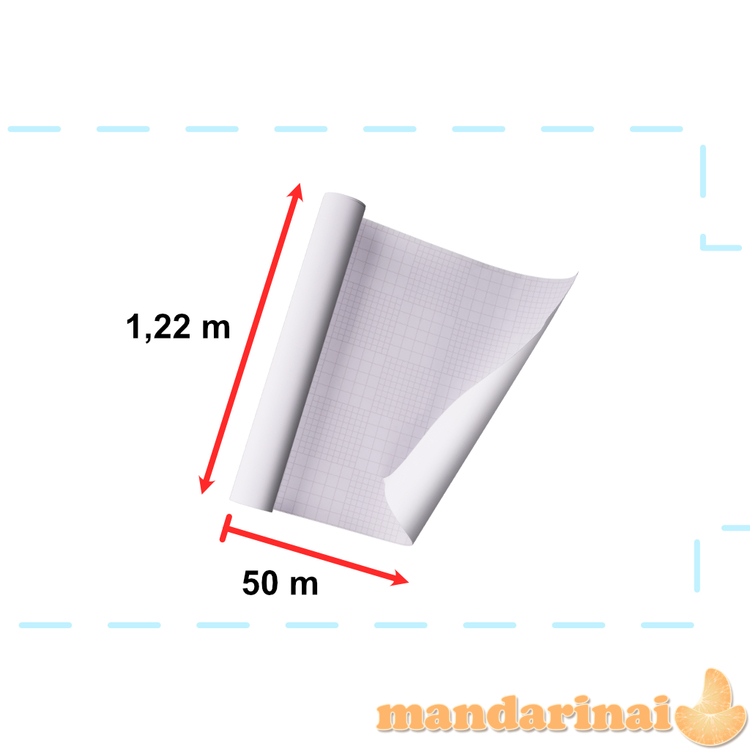Lipni plėvėlė 1,22x50m