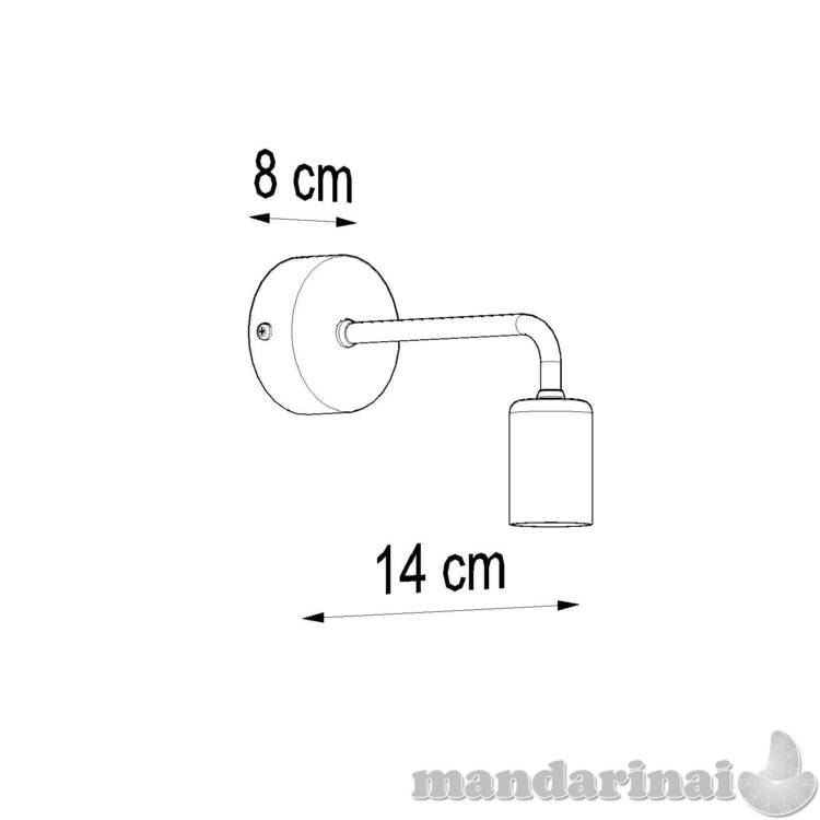 Sieninis šviestuvas Duomo 3