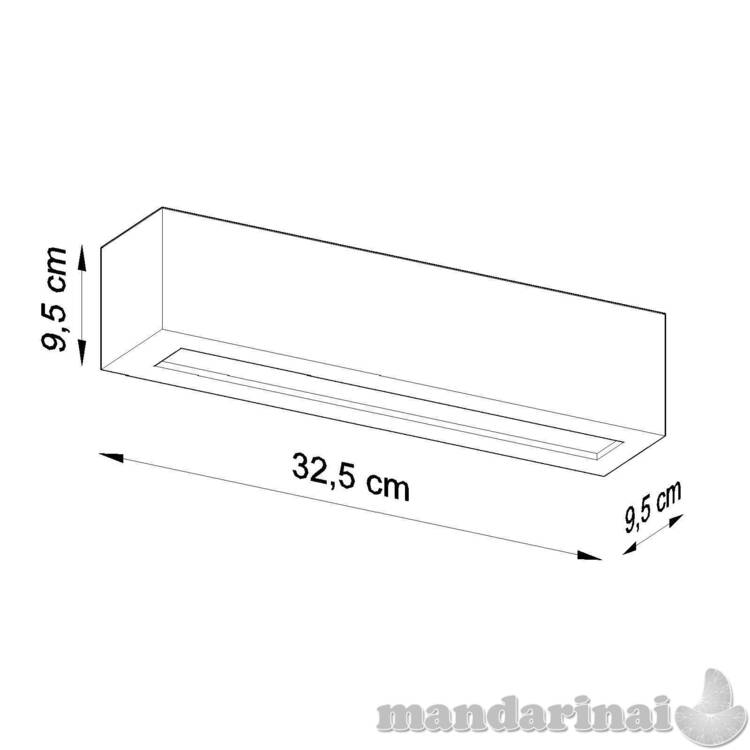 Sieninis šviestuvas keramika vega 7