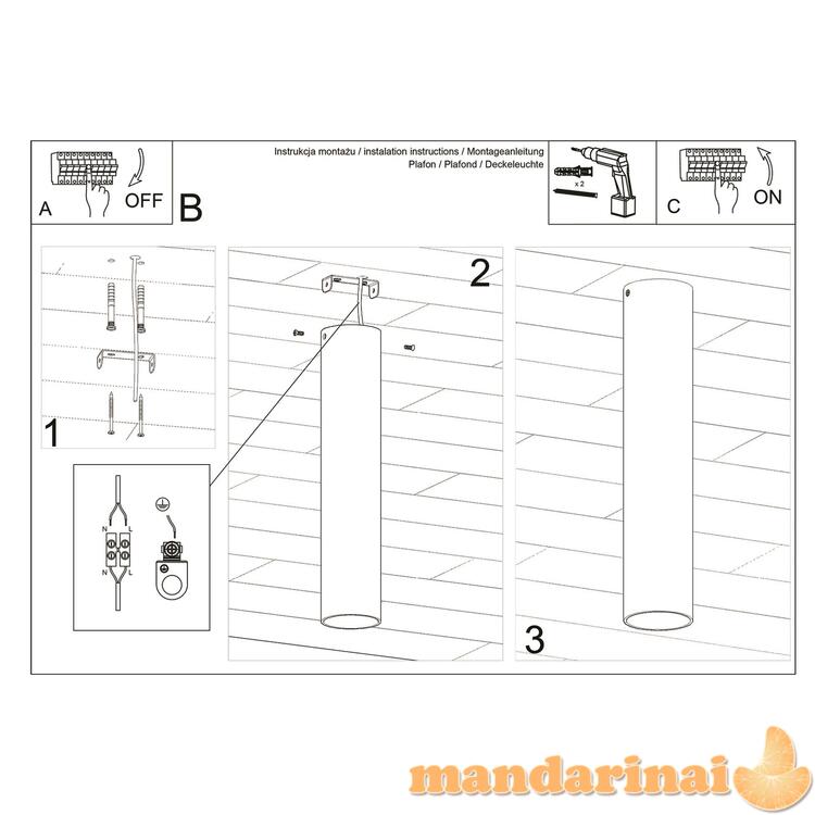 Šviestuvas Lagos 30 balta