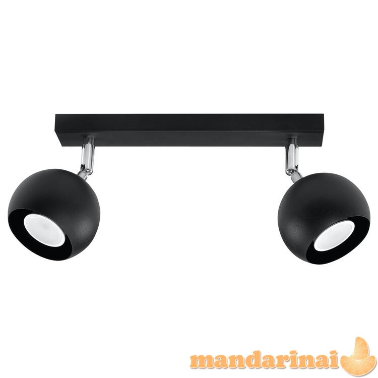 OCULARELubinis šviestuvas 2 juodas spalvos