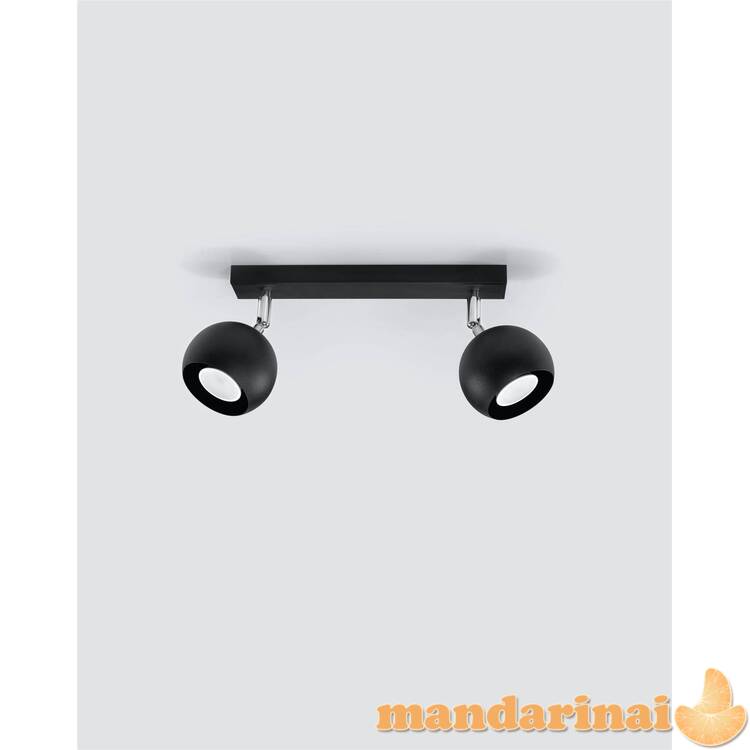OCULARELubinis šviestuvas 2 juodas spalvos