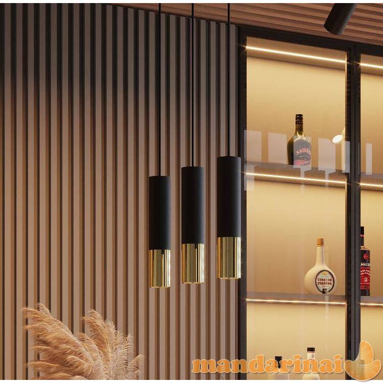 Pakabinama lempa loopez 1 juoda/auksinė