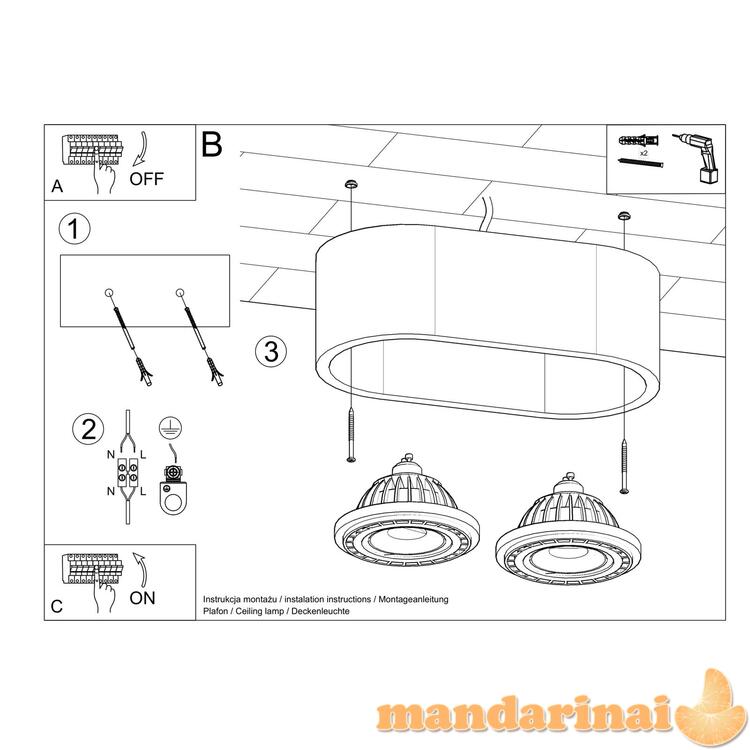 „Šviestuvas Basic 2“ betonas 6