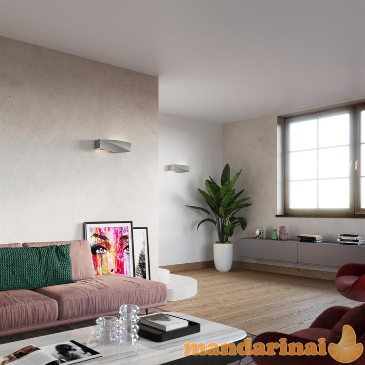 Sieninis šviestuvas keramika sigma pilka 3