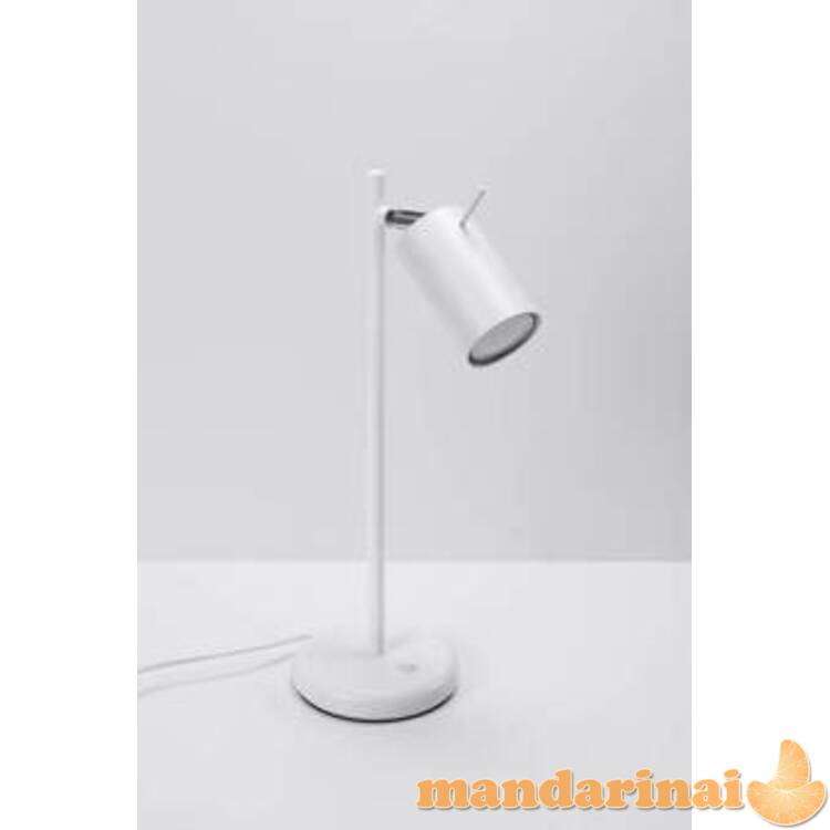 Stalo lempos žiedas baltas 8