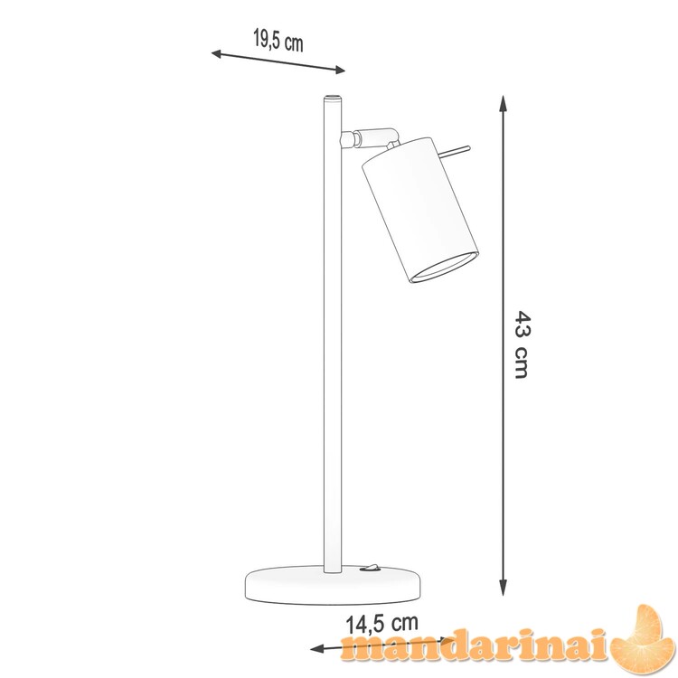 Stalo lempos žiedas baltas 7