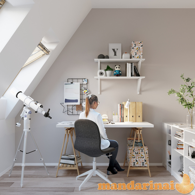 Stalo lempos žiedas baltas 5