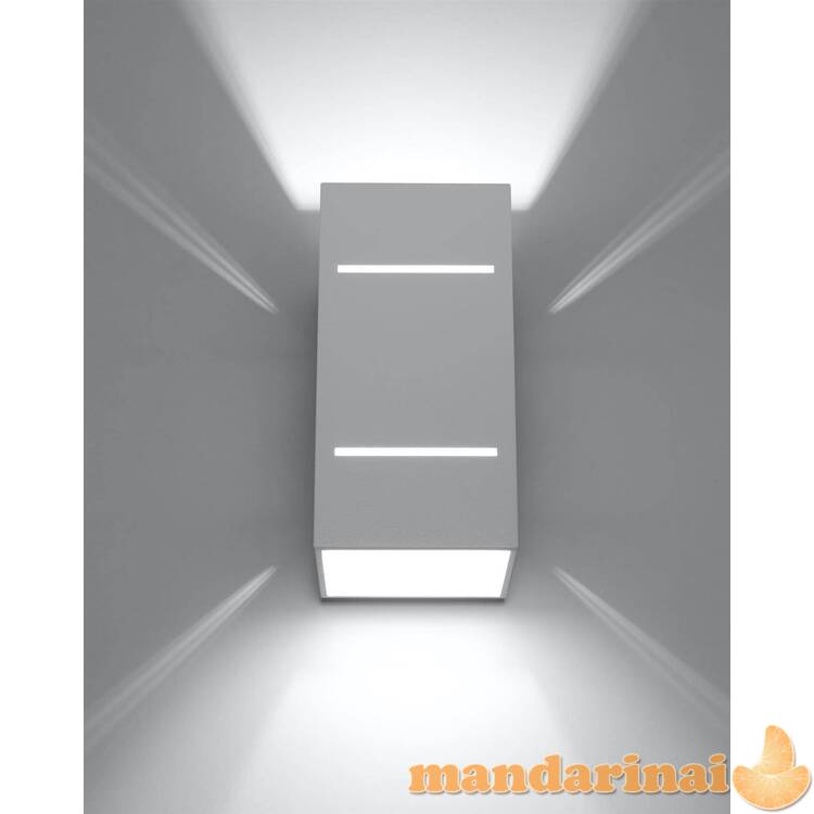 Sieninis šviestuvas bloko baltas