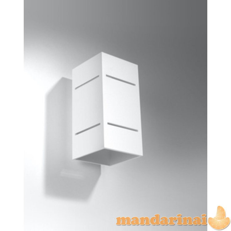 Sieninis šviestuvas bloko baltas 8