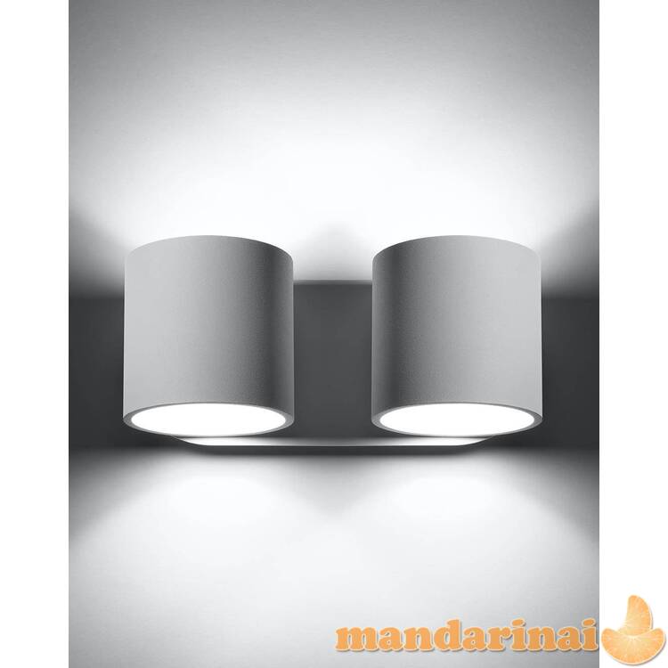 Sieninis šviestuvas orbis 2 balta