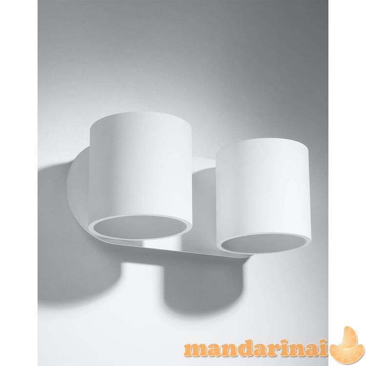 Sieninis šviestuvas orbis 2 balta