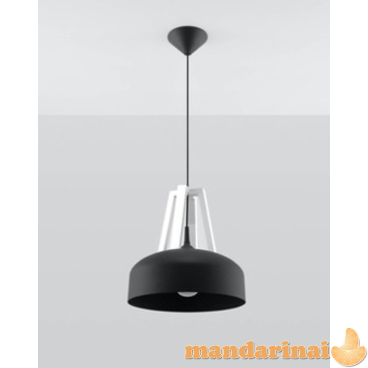 Pakabinama lemputė Casco juoda/balta